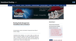 Desktop Screenshot of homesmartroofing.com